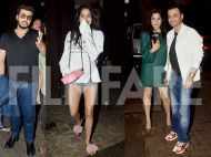 The Kapoor clan arrives at Sonam Kapoor’s residence for a cosy dinner