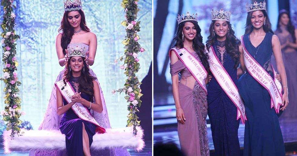 Manushi Chillar crowns Anukreethy Vas as Femina Miss India 2018 ...