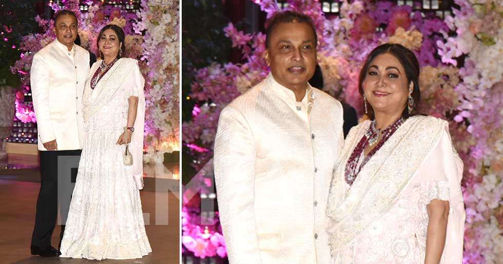 Anil And Tina Ambani Arrive For Akash Shloka Mehta S Ring Anil And Tina Ambani Arrive For Akash Shloka Mehta S Ring Ceremony Filmfare