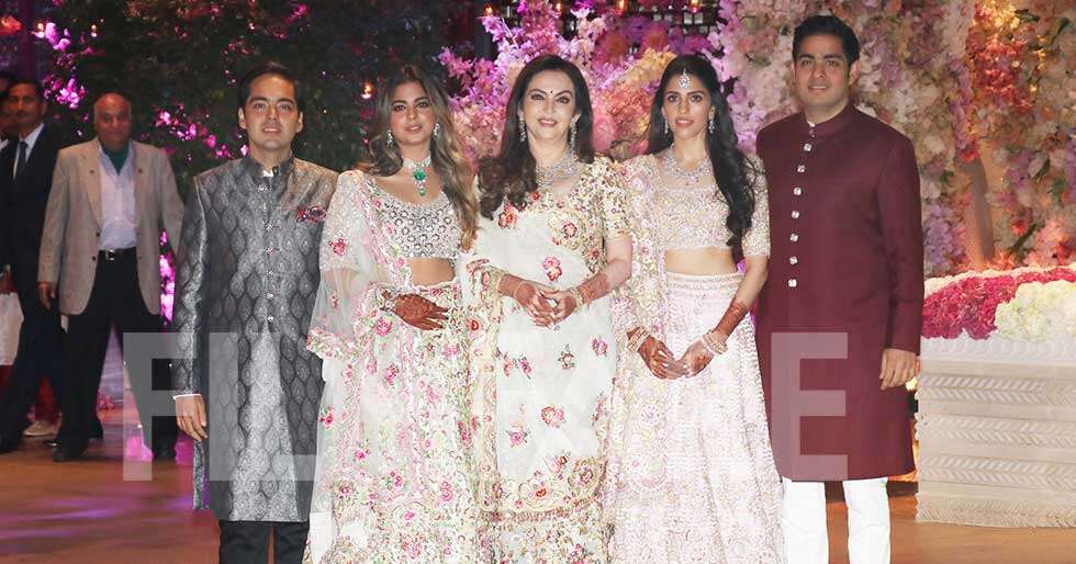 Snapped: Akash Ambani And Shloka Mehta At Their Engagement Ceremony 