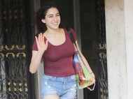 Sara Ali Khan snapped after her gym session
