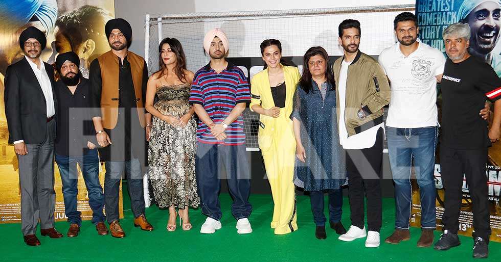 Diljit Dosanjh, Taapsee Pannu, Angad Bedi launch the trailer of Soorma ...