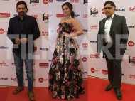 Allu Aravind, Madhavan & Catherine Tresa at the Jio Filmfare Awards (South)