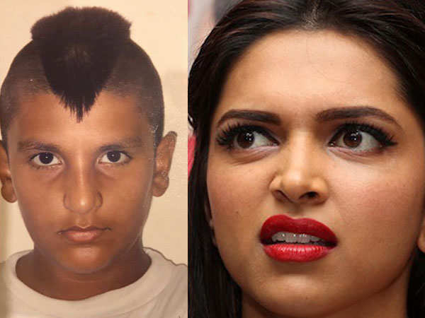 Deepika Padukone has a funny reaction to Ranveer's childhood picture |  