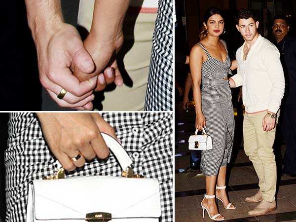 Photos! Priyanka Chopra and Nick Jonas head out wearing same wedding bands?