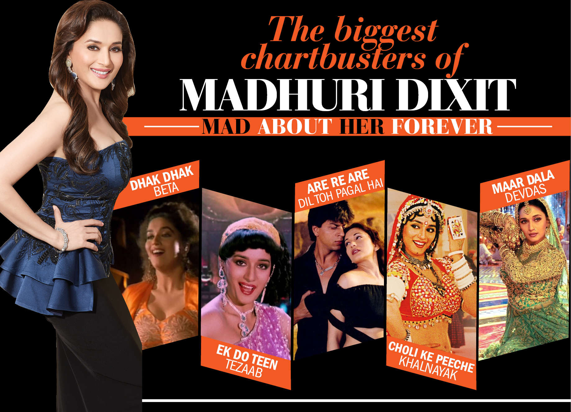 Madhuri Dixit Ki Bilkul Sexy Nangi Karne Wali Video - Birthday special: Madhuri Dixit's 51 most iconic dance numbers |  Filmfare.com