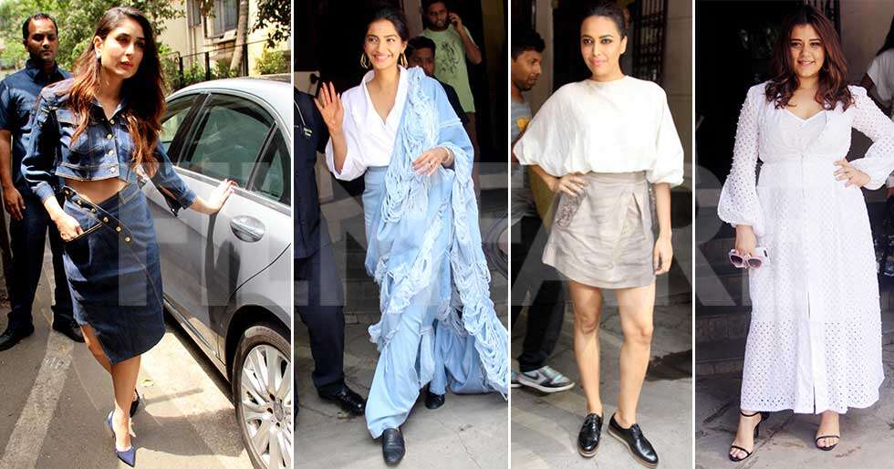 Veeres Kareena, Sonam, Swara and Shikha step out in style yet again ...