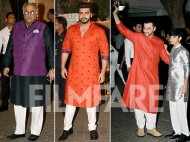 Boney Kapoor, Arjun & Sanjay Kapoor rock ethnic at Sonam Kapoor’s Mehendi