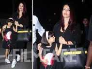 Photos! Aishwarya Rai Bachchan returns from Cannes with daughter Aaradhya