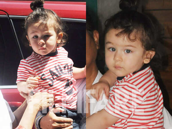 Taimur Ali Khan is here to brighten your Monday with his curious eyes ...