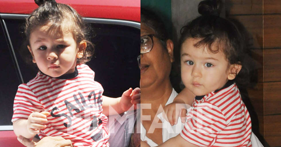 Taimur Ali Khan is here to brighten your Monday with his curious eyes ...