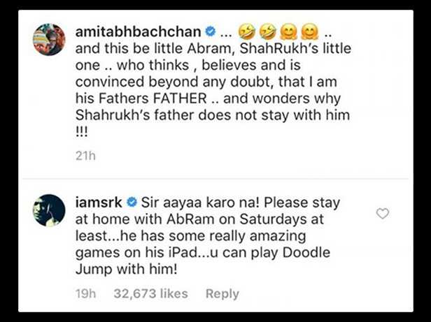 SRK Amitabh