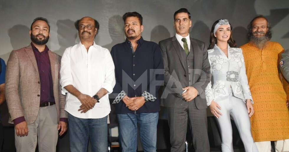 Photos! Rajinikanth and Akshay Kumar unveil the 2.0 Trailer | Filmfare.com