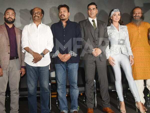 Photos! Rajinikanth and Akshay Kumar unveil the 2.0 Trailer | Filmfare.com