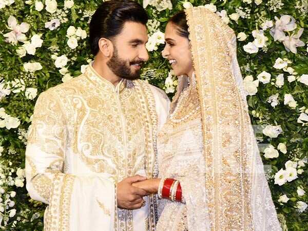 Ranveer Singh and Deepika Padukone dazzle at their Mumbai reception ...