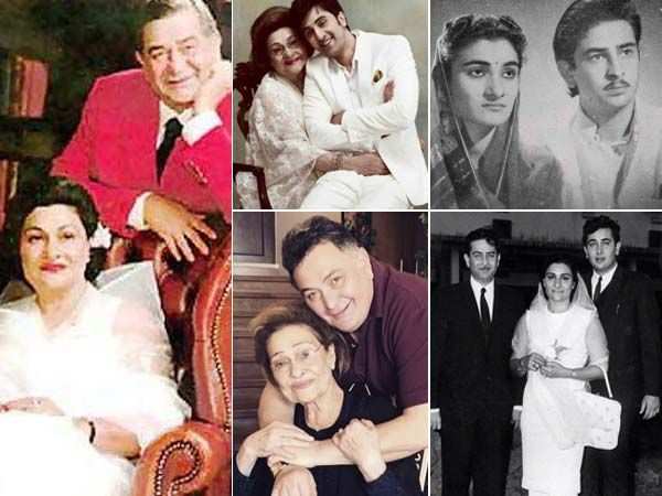 Rare pictures of Late Krishna Raj Kapoor with her family ...