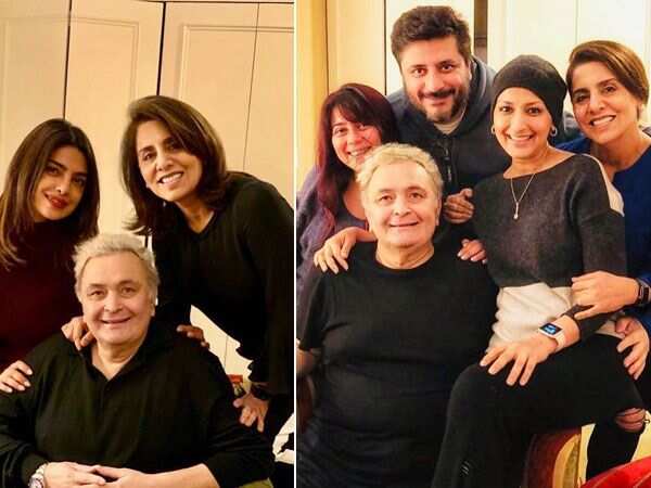 Priyanka Chopra and Sonali Bendre spend time with Rishi Kapoor ...