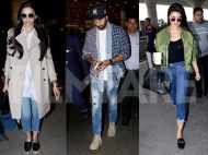 Deepika Padukone, Ranbir Kapoor and Jacqueline Fernandez snapped
