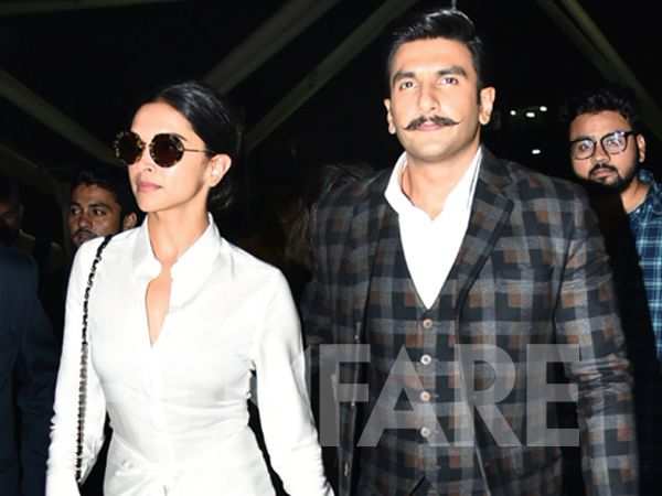 Ranveer Singh And Deepika Padukone Complement Each Other At Airport