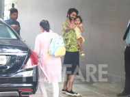 Li’l Misha Kapoor visits her younger brother with daddy Shahid Kapoor