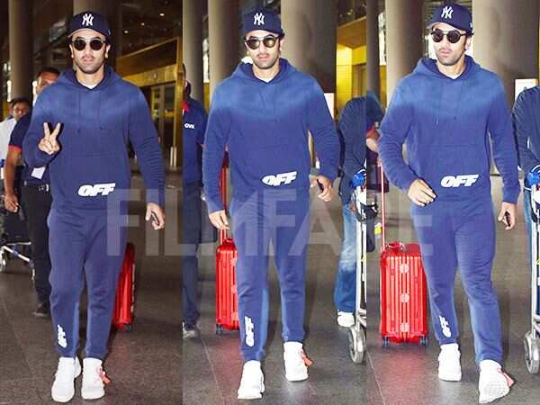 Ranbir Kapoor returns to Mumbai after completing the Bulgarian