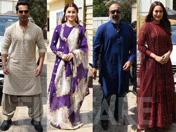 All pictures: Team Kalank at the grand trailer launch