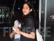 Janhvi Kapoor sports a no-make up look as she’s snapped at the Mumbai airport