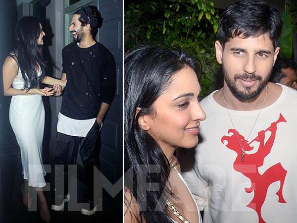 Shahid Kapoor, Sidharth Malhotra at Kiara Advani’s birthday bash ...