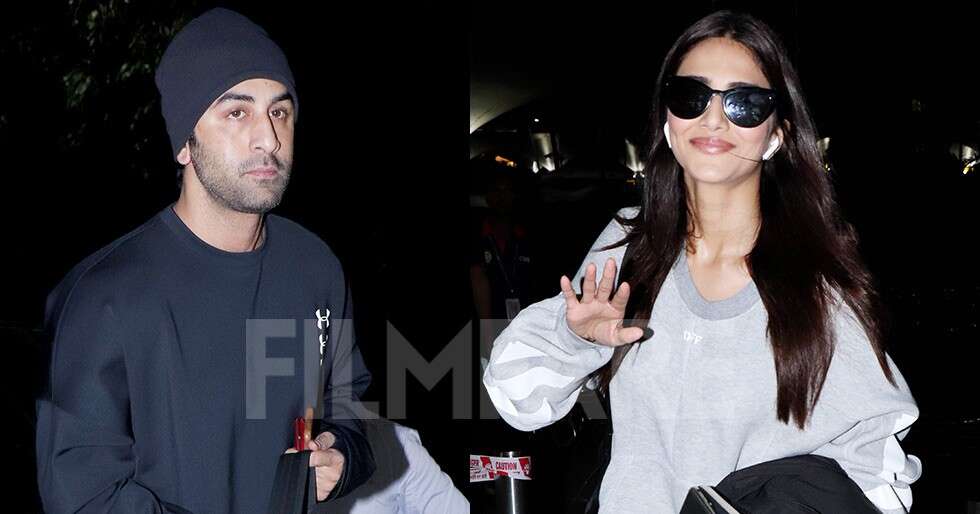 Shamshera co-stars Vaani Kapoor and Ranbir Kapoor snapped together ...