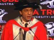 Shah Rukh Khan receives a doctorate degree from a La Trobe University