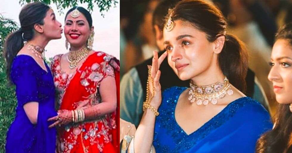 All the pictures of bridesmaid Alia Bhatt from her friend’s wedding ...