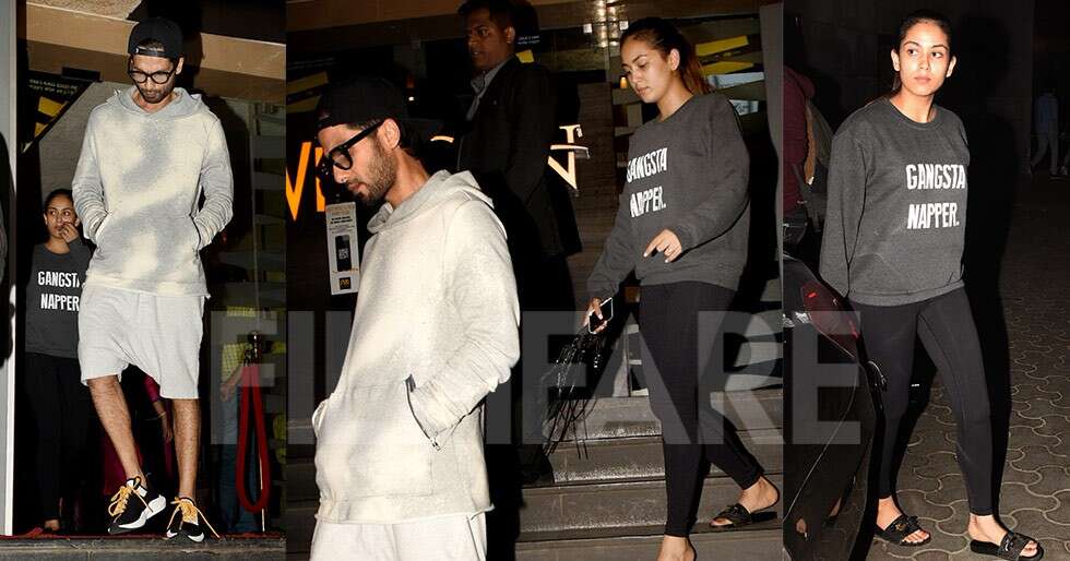 Shahid Kapoor and Mira Kapoor step out together for a movie night ...