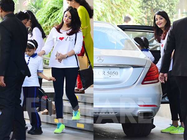 Spotted: Aishwarya Rai with Aaradhya