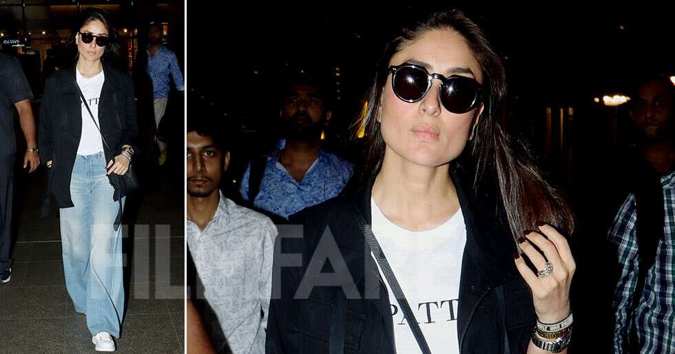 Kareena Kapoor Khan is back in Mumbai after attending an event in ...