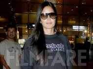 Katrina Kaif slays in all black at the Mumbai airport