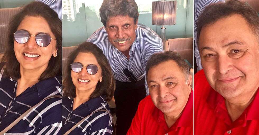 Check out Rishi Kapoor and Neetu Kapoor’s selfie with Kapil Dev ...