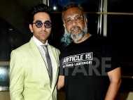 Photos: Ayushmann Khurrana and Anubhav Sinha drop some swag during Article 15 promotions