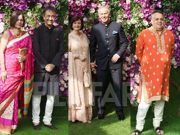 Akash Ambani And Shloka Mehta Wedding Tony Blair Raju Hirani Juhi Chawla And Others Attend