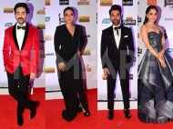Ayushmann Khurrana, Rajkummar Rao, Kajol at the 64th Vimal Elaichi Filmfare Awards