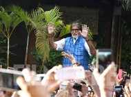 In Photos: Amitabh Bachchan greets a sea of fans outside his residence