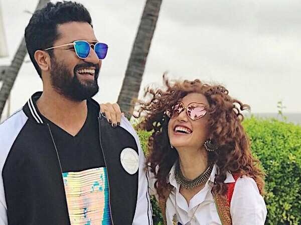 Vicky Kaushal and Taapsee Pannu recall a hilarious drunken night memory |  Filmfare.com