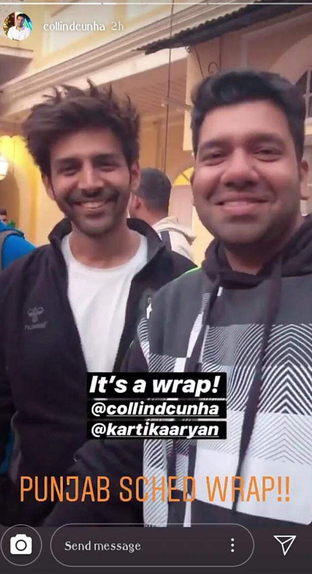 Janhvi Kapoor and Kartik Aaryan wrap up the Punjab schedule of Dostana ...