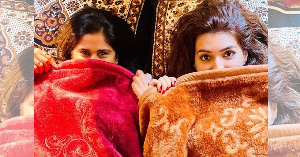 Just in: Check out what Kriti Sanon and Sai Tamhankar are up to on the sets of Mimi