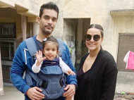 Check out the first picture of Neha Dhupia and Angad Bedi’s daughter Mehr