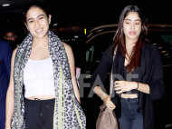 Janhvi Kapoor and Sara Ali Khan spotted looking fabulous at the airport
