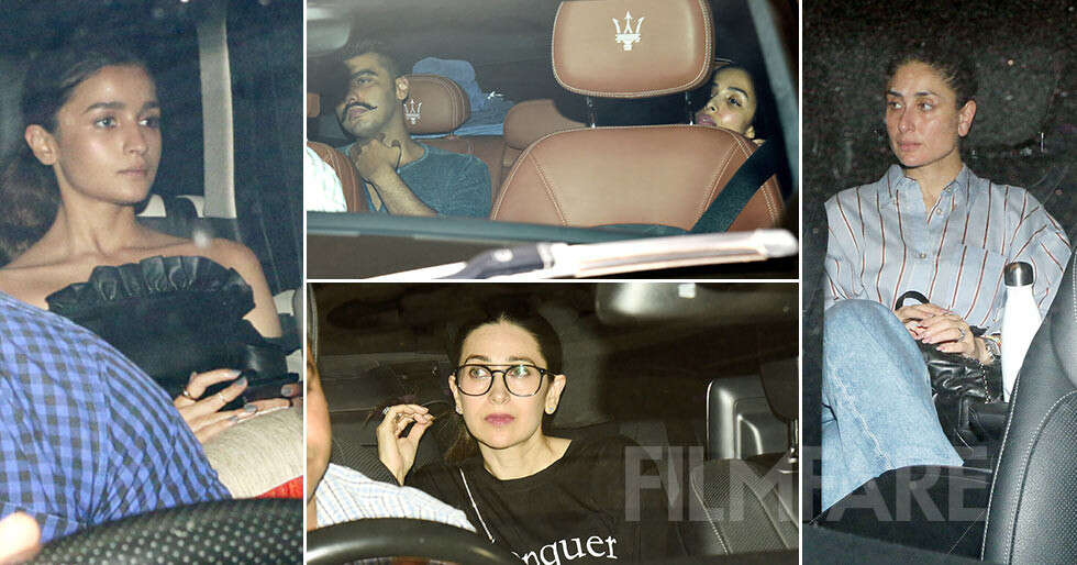 Kareena Kapoor Khan, Alia Bhatt, Karisma Kapoor, Arjun Kapoor and more ...