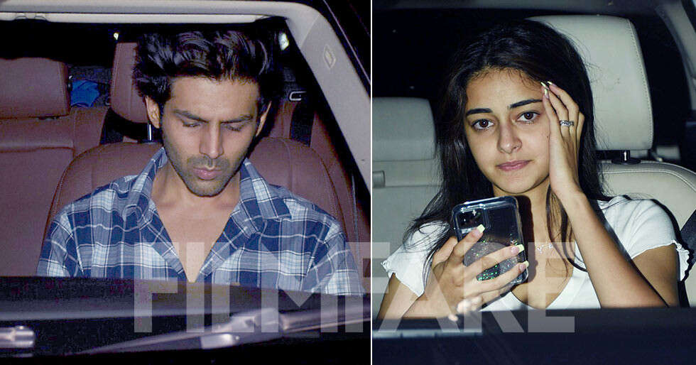 Ananya Panday heads out for dinner with Kartik Aaryan on her birthday ...