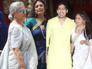 Rani Mukerji, Jaya Bachchan and Ayan Mukerji attend Durga Puja
