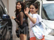 Sara Ali Khan and Janhvi Kapoor step out together post their gym sesh