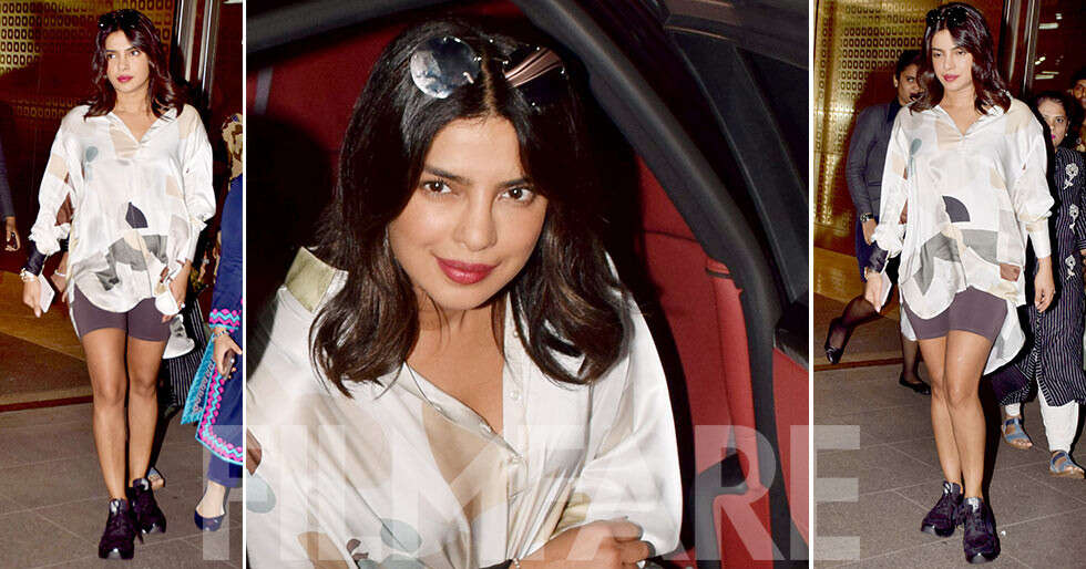 Priyanka Chopra is back in India for The Sky is Pink promotions ...